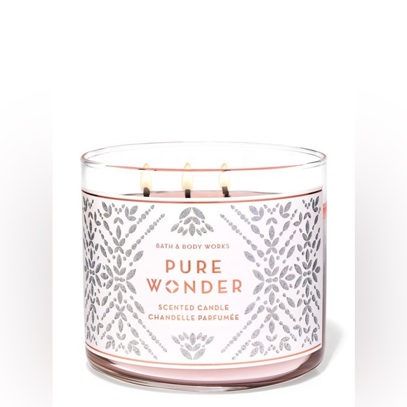 BBW PURE WONDER 3 WICK CANDLE (NWT) - Picture 1 of 2